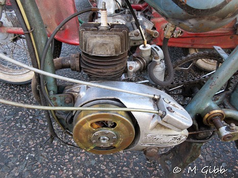 Mistral engine on French moped