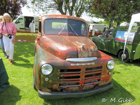 Dodge truck at Sweffling Bygones Museum Open Day