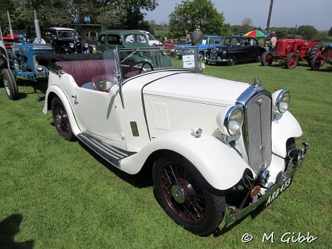 Wolseley car at Sweffling Bygones Museum Open Day