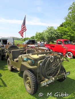 Jeep at Sweffling Bygones Museum Open Day