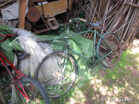 Post Office bicycle at Sweffling Bygones Museum Open Day