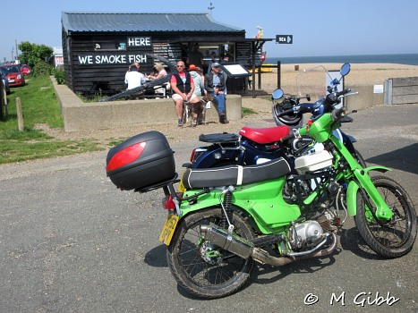 C90 club run from Diss to Aldeburgh