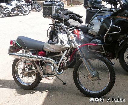 Honda Trail 90 at the Reservoir Dogs Run