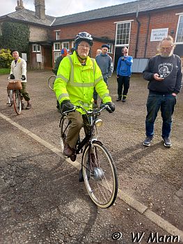 The Boot & Back: Michael waiting to start