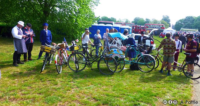 Bicycles in Christchurch Park, Ipswich