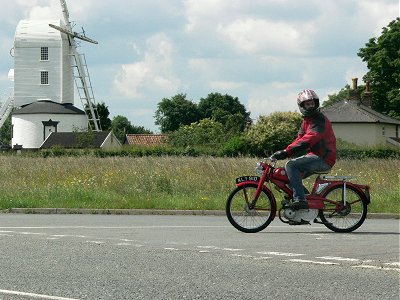 Martin on the Super Tourist