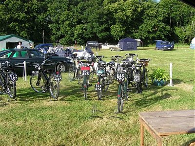 Ready for the line-up - 25 bikes in total