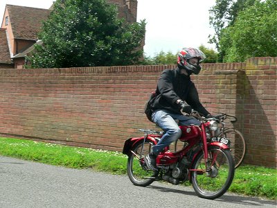 Martin on the Super Tourist