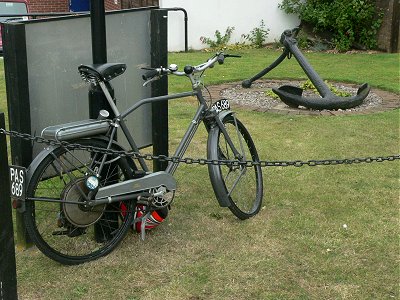 Winged Wheel in a New Hudson frame