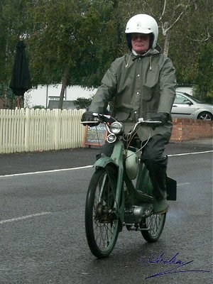 David on his NSU Quickly