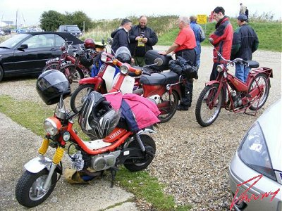 Chatting outside can mean only one thing: the pub's not open yet