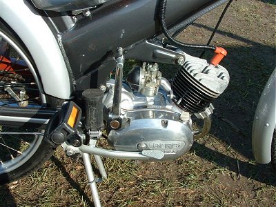 The Derbi's engine