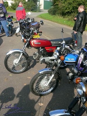 The Yamaha section