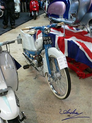 NSU Quickly T on the Coasters Scooter Club stand