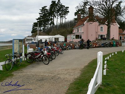 Outside the Ramsholt Arms