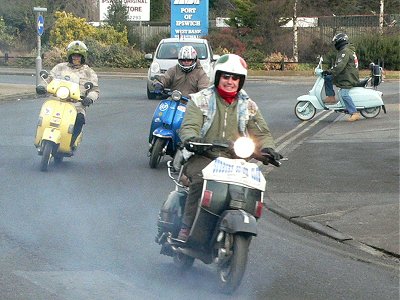 A Vespa from Sudbury Scooter Club