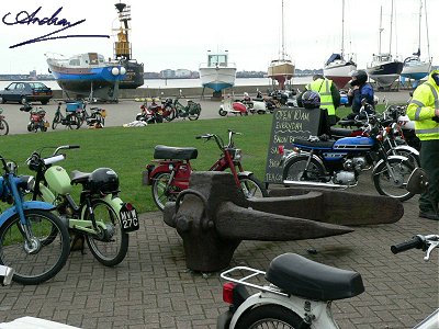 An anchor among the mopeds