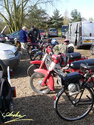 A varied line-up of machines