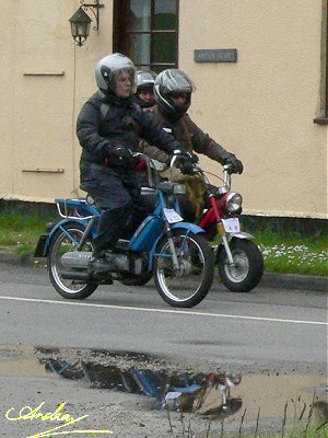 Vespa Ciao and Yamaha Chappy