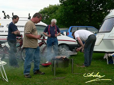 Cooking under way