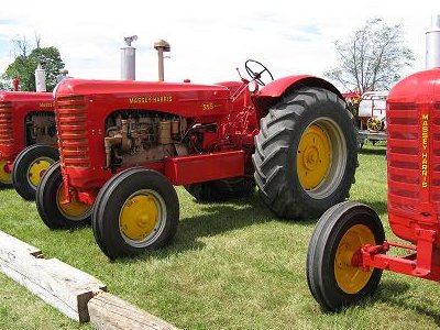 The massive Massey Harris 555