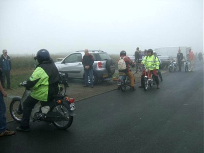 Riders ready to set off