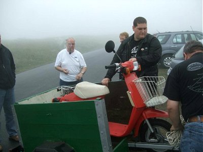 Unloading the Honda Melody