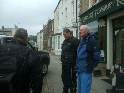 Standing around at a checkpoint