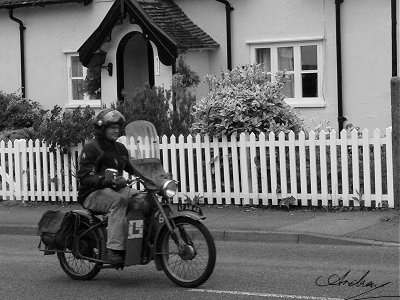 Carl on the RAF Comet