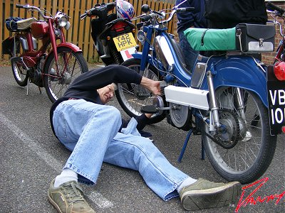 Joe nakes some adjustments