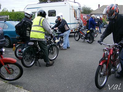 Getting ready to leave
