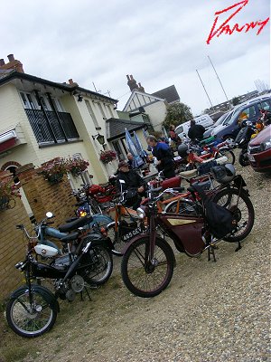 Bikes outside the Victoria