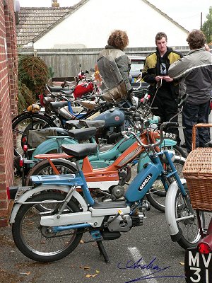 Bikes outside the hall