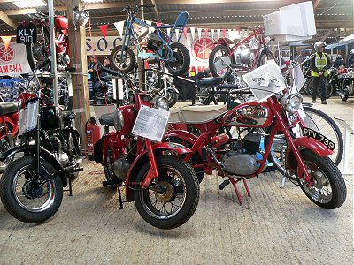 Three Stella motorbikes