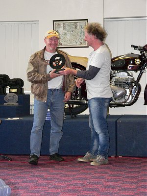 Presentation of the best club stand award