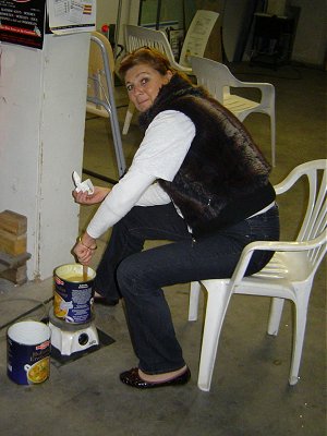 Making the soup