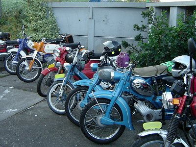 Gathering at Waddinxveen before the ride