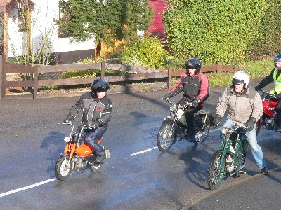 Solo, Gadabout and New Hudson on the road