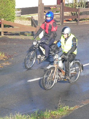 Excelsior G2 and NSU Quickly on the road