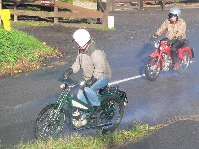 New Hudaon autocycle and Motom on the road