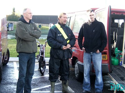 EACC members doing what they're best at: standing about