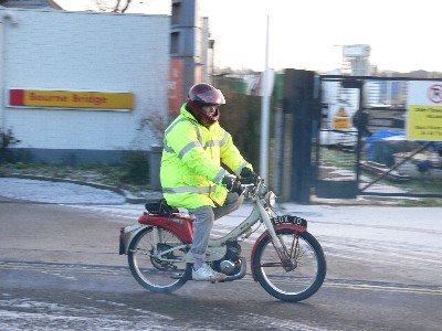 No problems starting on a moped