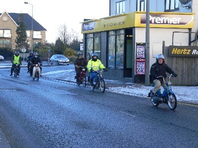 Time to unleash the mopeds...