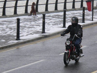 That's not snow on the ground - it's hail stones