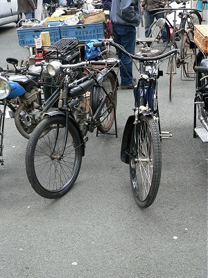 An Alcyon and a Motobécane
