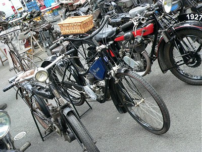 An Alcyon and a Motobécane