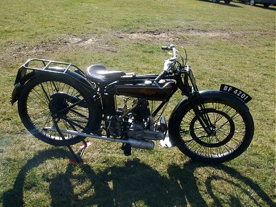 Raleigh motor cycle