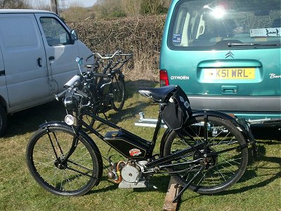 Pre-war James autocycle
