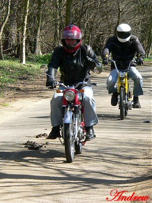 On the approach road to the pub