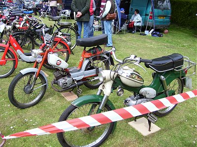 The bikes at the show